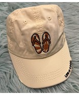 Life is Good Hat Cap Strapback Yellow Flip Flops Sandals Beach Adjustabl... - $301.06 MXN