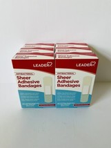 Sheer Adhesive Bandages by Leader • Antibacterial 6 Boxes of 40 Sterile ... - $22.67