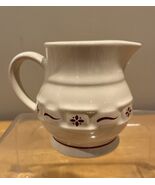Longaberger Pottery Woven Traditions Heritage Red Creamer - $27.73 CAD