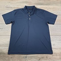 Page Tuttle Mens Large Short Sleeve Polo Shirt Golf Active Sport Blue - $22.44