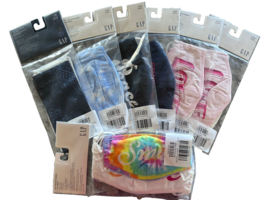 Lot of 26 GAP Face Masks Covers (22 Adult / 4 Kids) Blue Pink NEW Family... - $14.55