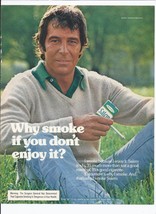 1975 Salem cigarettes Print Ad Man In field Wearing Sweater 8.5&quot; x 11&quot; - $20.16