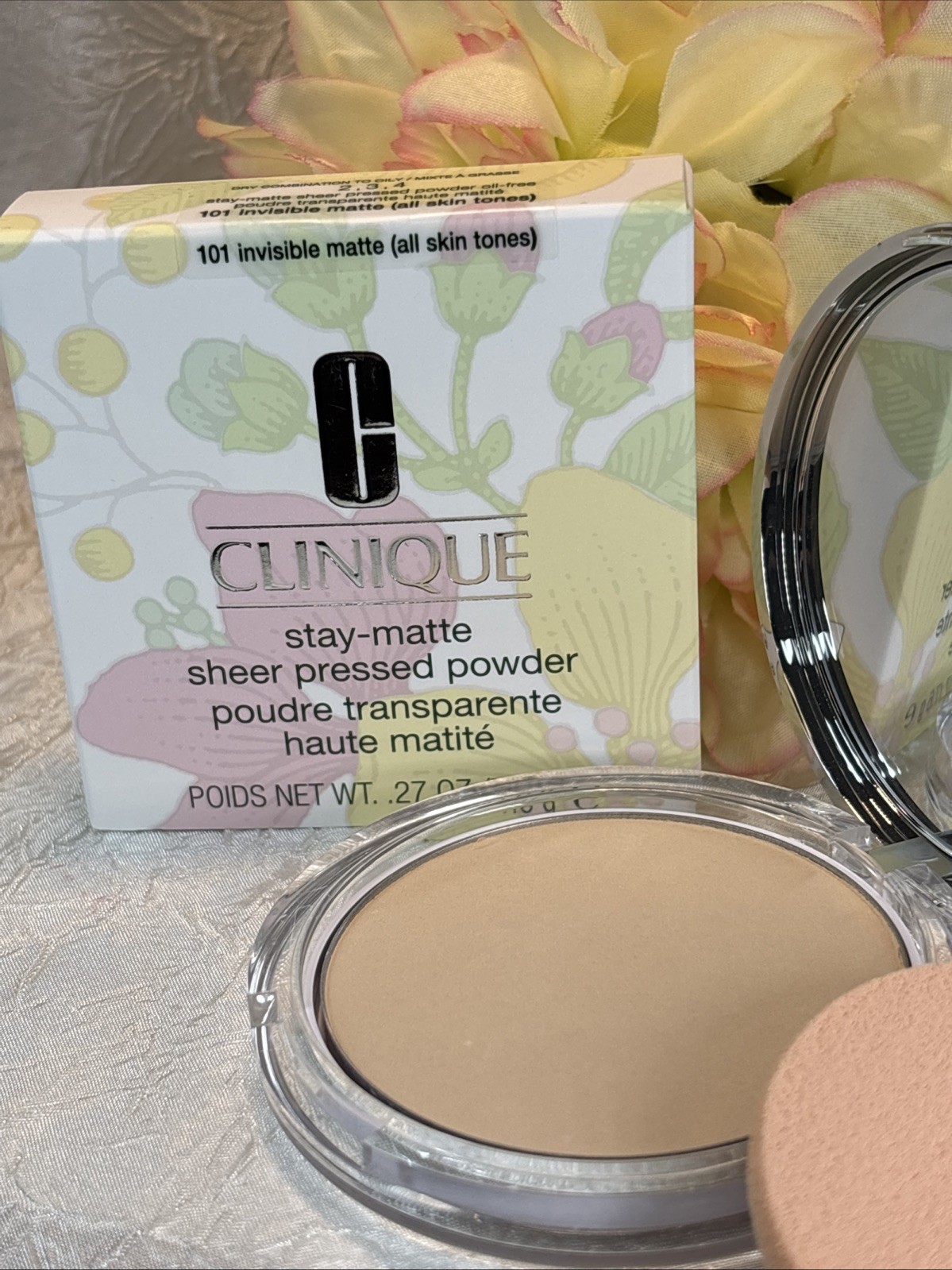 Clinique Stay Matte Sheer Pressed Powder Oil-Free - 101 Invisible Matte ... - $25.69