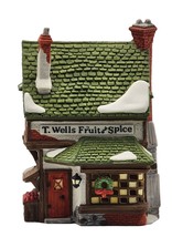 Dept 56 T. Wells Fruit and Spice Heritage Collection Dickens Series VTG 1985 - £22.38 GBP