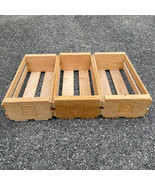 Napa Valley 12 Cassette Tape Tray Wooden Case Storage Rack Holder Lot of 3 - £19.13 GBP