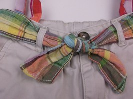 HANDMADE UPCYCLED KIDS PURSE KHAKI SHORTS  4 COMPRTMNT 14X10 IN UNIQUE O... - $2.99