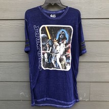 Star Wars: Episode IV A New Hope T-Shirt Sz Med 38-40 Retro Striped Sleeve - $14.73
