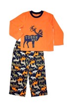 Carter&#39;s Boys&#39; 2-Piece Fleece Pajama Set - Tough Guy Moose, Size 4 - $273.28 MXN