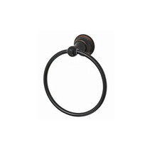 HOMEWERKS WORLDWIDE 623247HP HomePointe Brushed Bronze Vintage Towel Ring - £25.82 GBP