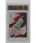 2015 Topps Finest Jacob Degrom W/Auto Red Refractor BGS 9.5 Gem Mt #FAJ-... - $156,774.69 MXN