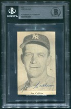 JOE COLLINS SIGNED VINTAGE PHOTO AUTO NEW YORK YANKEES CIRCA 1950&#39;S SLAB... - £46.24 GBP