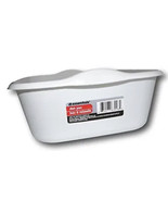 Essentials White Plastic Eight Quart Dishpan 14.375”L x 11.5”W x 4.75”D-... - $9.78