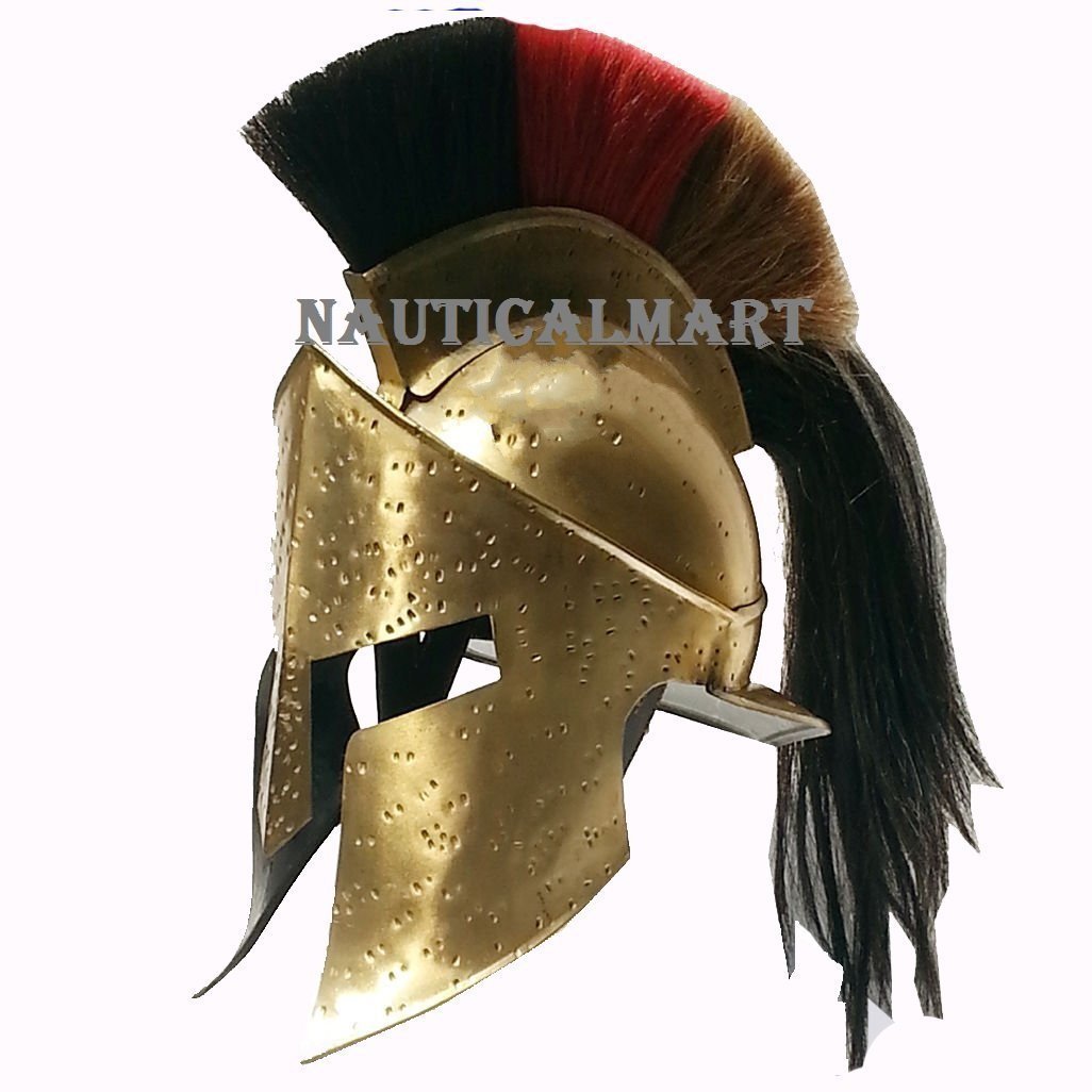 Brass Spartan King Leonidas 300 Armor Helmet By Nauticalmart