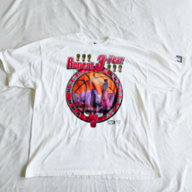 Vintage Starter Chicago Bulls &quot;Repeat 3-Peat&quot; 1998 T-shirt Basketball NB... - $73.73