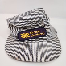 Ontario Northland Train Conductor Hat Vintage Victory Caps Adjustable Cap - £22.76 GBP