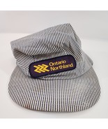 Ontario Northland Train Conductor Hat Vintage Victory Caps Adjustable Cap - £22.83 GBP