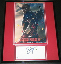 Don Cheadle Signed Framed 11x14 Iron Man Poster Display War Machine - £77.89 GBP