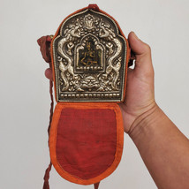 Tibetan Buddhist Dragon Design Green Tara Ghau Box/Amulet - Made in Nepal - $79.99