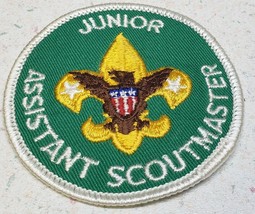 Vintage Flap Pocket Patch Bsa Boy Scout Junior Assistant Scoutmaster 3&quot; Eagle #2 - £10.50 GBP