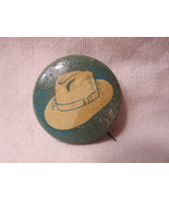 Vintage Amalgamate Lithographers Circle Business Mans Hat Pin: White Hat... - £6.25 GBP