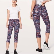 Lululemon Speed Up Crop Luxtreme 10 Multi Color - £35.21 GBP