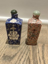 Set of 2 Vintage Japanese Snuff Bottles - £62.14 GBP
