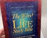 NKJV The Word In Life Study Bible, in Box, Genuine leather, Burgundy Rar... - $69.29