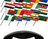 Moon 4x6 Africa African Country 20 Desk Set Table Stick Flags w/20 Hole ... - $68.88