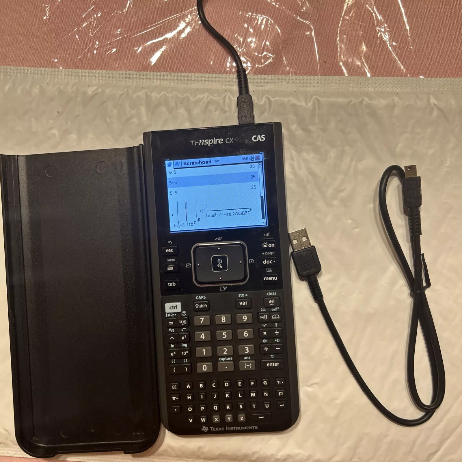 Texas Instruments TI Nspire CX CAS Graphing Calculator with charger And ... - $119.23 CAD