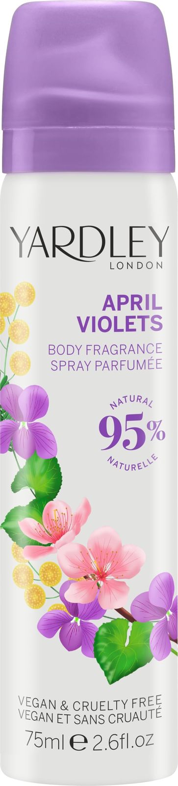 Yardley April Violets for Women Deodorant Body Spray, 2.6 Ounce - $8.83
