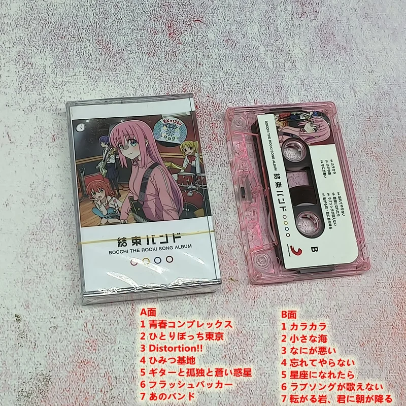 Japanese Anime Music Tape Hatsune Miku Bocchi The Rock Nana Cartoon Character - £11.64 GBP