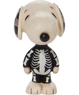 Peanuts - Snoopy Skeleton Mini Figurine from Jim Shore by Enesco D56 - $25.69