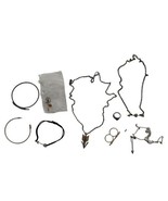 Arrow Archer Bow Charm Necklace Ring Base Metal Silver/Gold Tone Lot of ... - $13.46 CAD