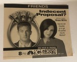 Friends TV Guide Print Ad Bruce Willis Courtney Cox TPA7 - £4.72 GBP