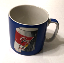 Andy Warhol Campbell&#39;s Soup Art Holder Pencils Blue Desk Office Coffee Mug - £4.97 GBP
