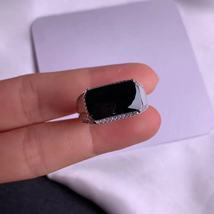 Highly-translucent Natural Myanmar Icy Black Jadeite Jade Saddle Cabocho... - $3,690.71 MXN