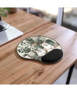 Cute Cat Plant Mouse Pad with Wrist Rest, Cat Lover Gift, Office Gift, D... - $42.13 CAD