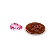 Synthetic Padparadscha Sapphire Pear Cut AAA Loose Gemstone 8x5MM-20x7MM - £20.63 GBP