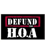 3X5 DEFUND THE HOA 100D FLAG BANNER GROMMETS - $12.14 CAD