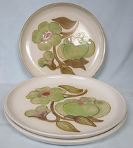 Denby Troubadour Green Brown Dinner Plate 10 1/2&quot;, Set of 3 - $45.43