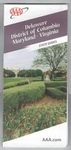 2009 AAA Map Delaware Washington D.C. Maryland Virginia - $9.85