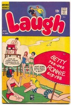 Laugh Comics #185 1966- Archie- Swimsuit cover FN - £53.63 GBP