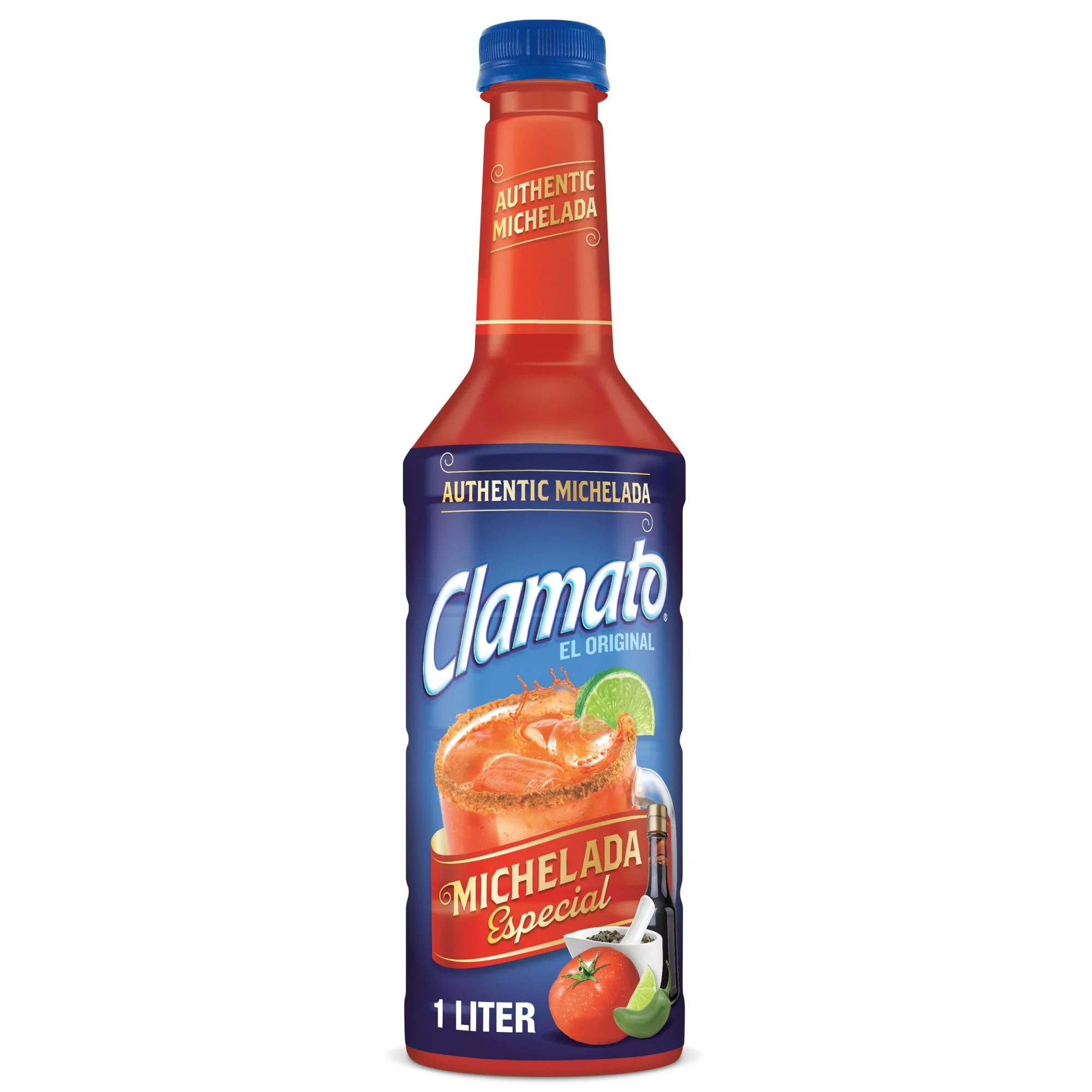 Clamato Michelada Especial Tomato Mixer Juice, 1 L, Bottle, Case Of 3  - £15.78 GBP