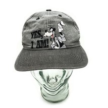 Hat Disney Mickey Unlimited Gray Snap Back Ballcap Yes I Am Goofy - £18.98 GBP