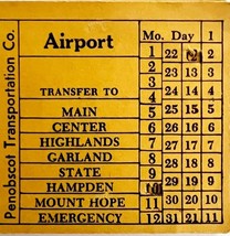 Railway Transfer Tickets Maine Penobscot Transportation Airport #2 E24 - $376.75 MXN
