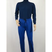 Men's Monte Carlo Turkey Jogging Suit 2pc Jump Set Stretchable 95183 Royal Blue image 6