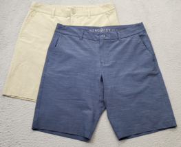 Hang Ten Lot of Two Chino Shorts Mens Size 34 Multi Comfort Textured Out... - $27.73