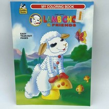 Vintage 1996 Lamb Chop &amp; Friends Coloring Book Shari Lewis Golden BK6 - £11.94 GBP