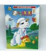 Vintage 1996 Lamb Chop &amp; Friends Coloring Book Shari Lewis Golden BK6 - £11.73 GBP