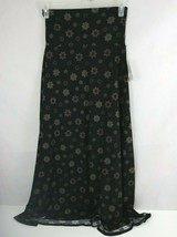 NWT LuLaRoe Maxi Skirt Black With Multi-Color Star Of David Design Size XS - £12.35 GBP